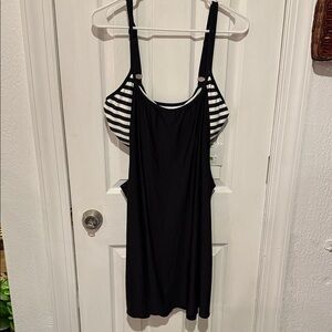 Next Black and White Swimsuit